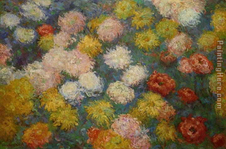 Claude Monet Chrysanthemums 3